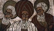 unknow artist The three patriarchs: Abraham, Isaak and Jakob Sweden oil painting artist